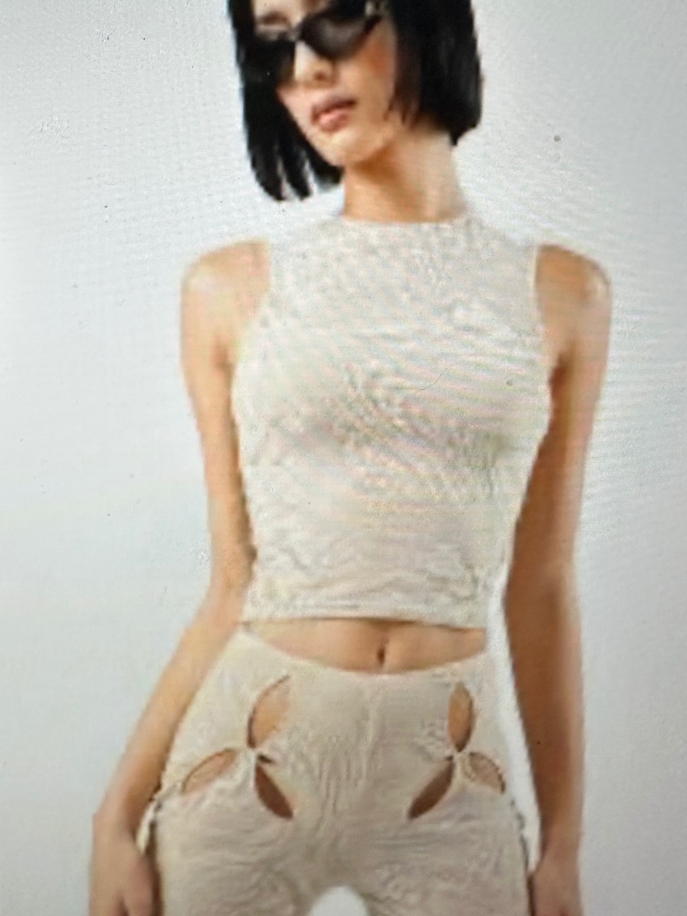 I.Am.Gia Amina Mesh Top. Large